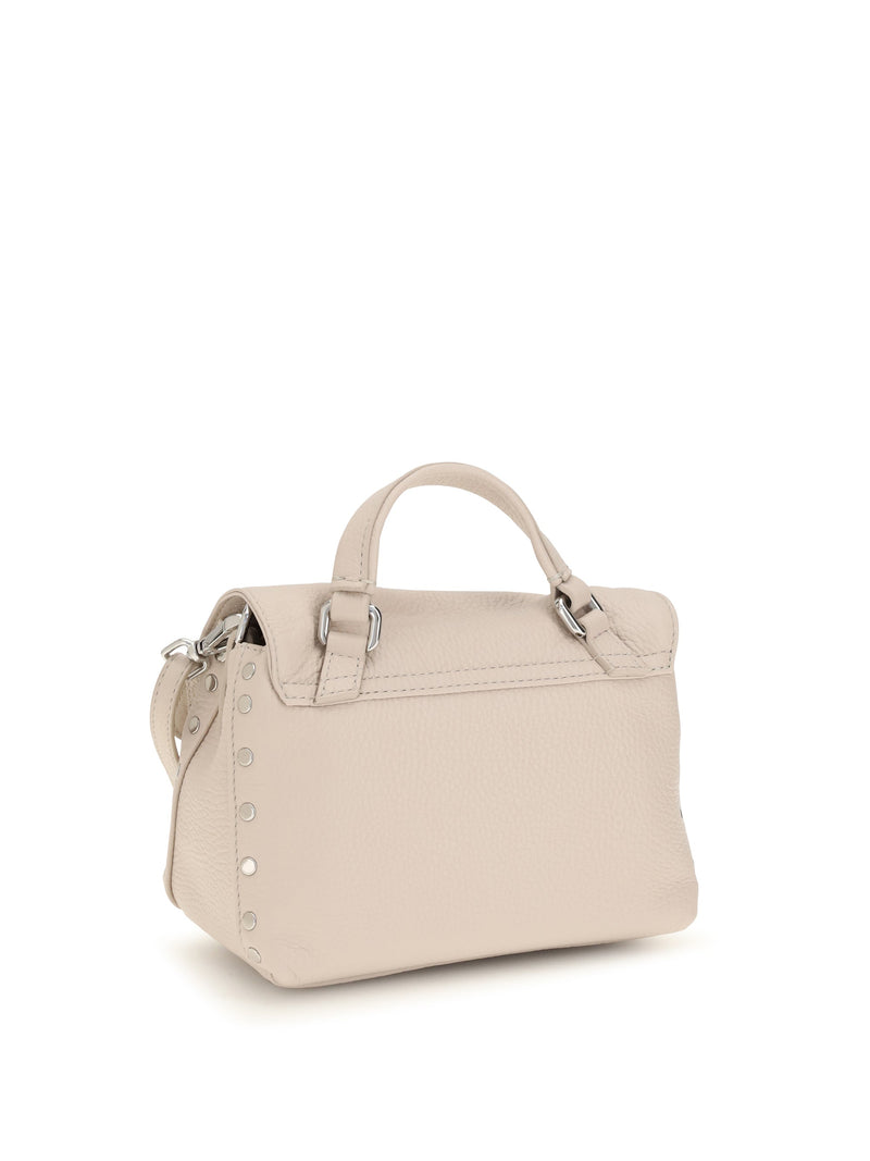 Zanellato Top Handle Bag — White Calf Leather Bos Taurus
