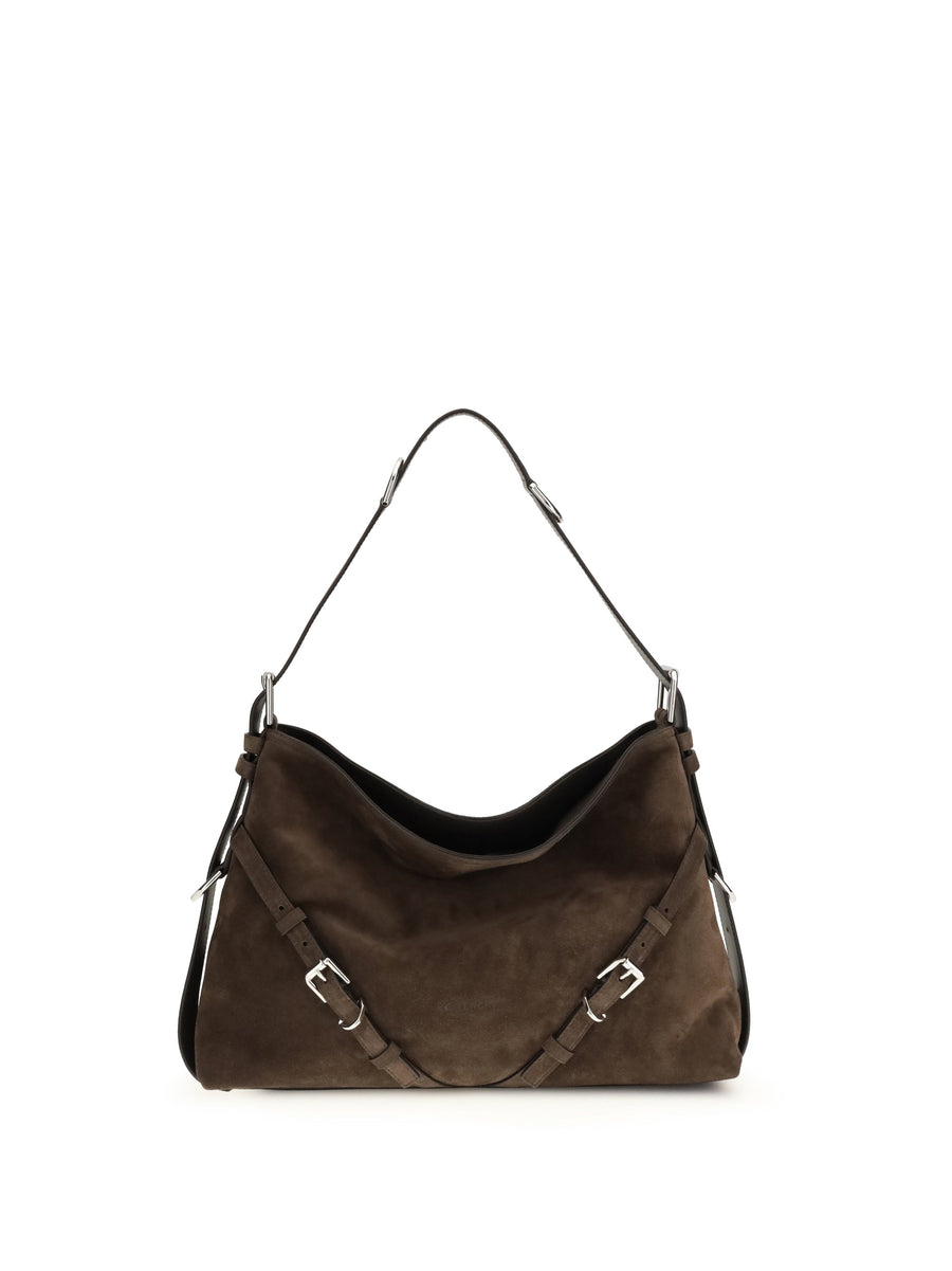 Givenchy Shoulder Bag — Brown Calf Suede