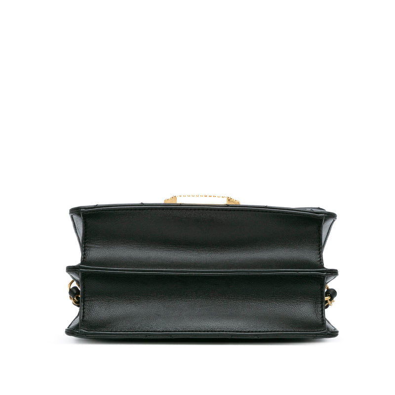 Quilted Lambskin Octagonal Buckle Crossbody - Image 3