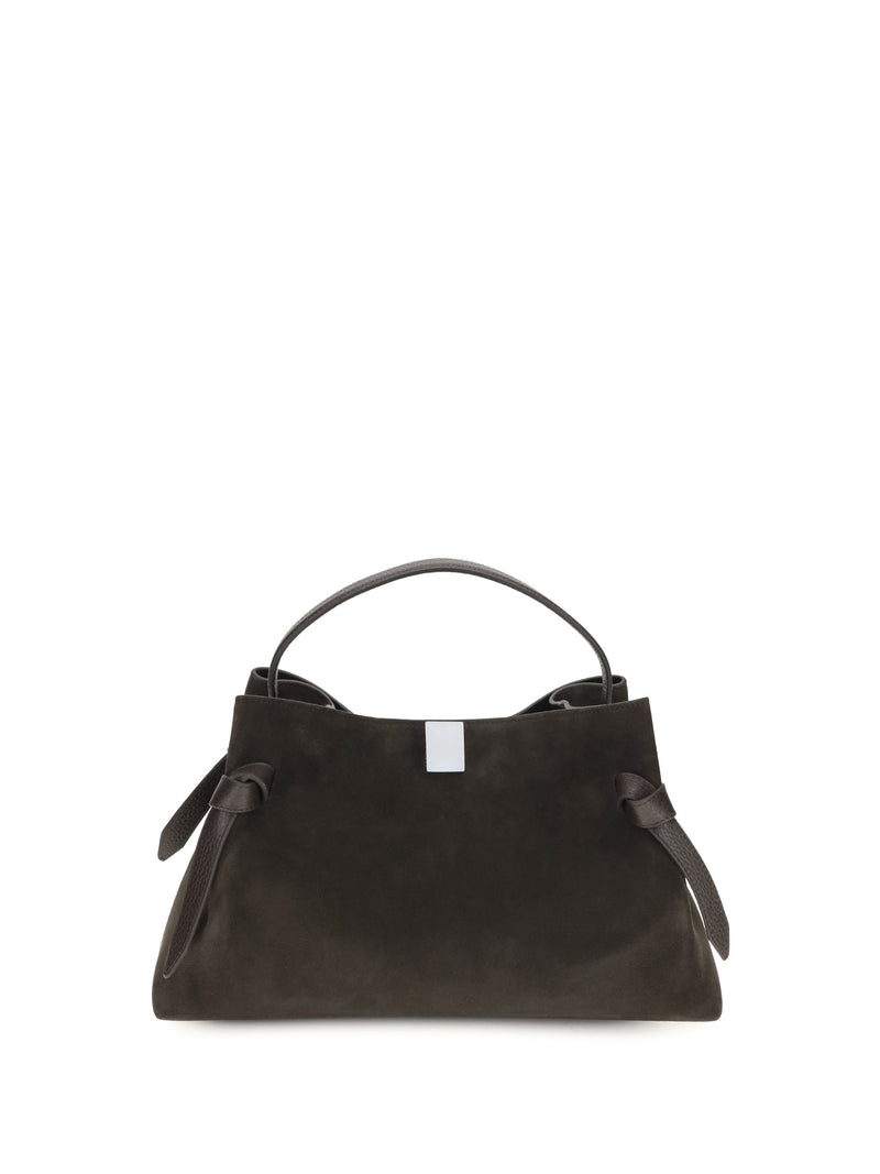 Yuzefi Gyoza Shoulder Bag — Brown Calf Leather
