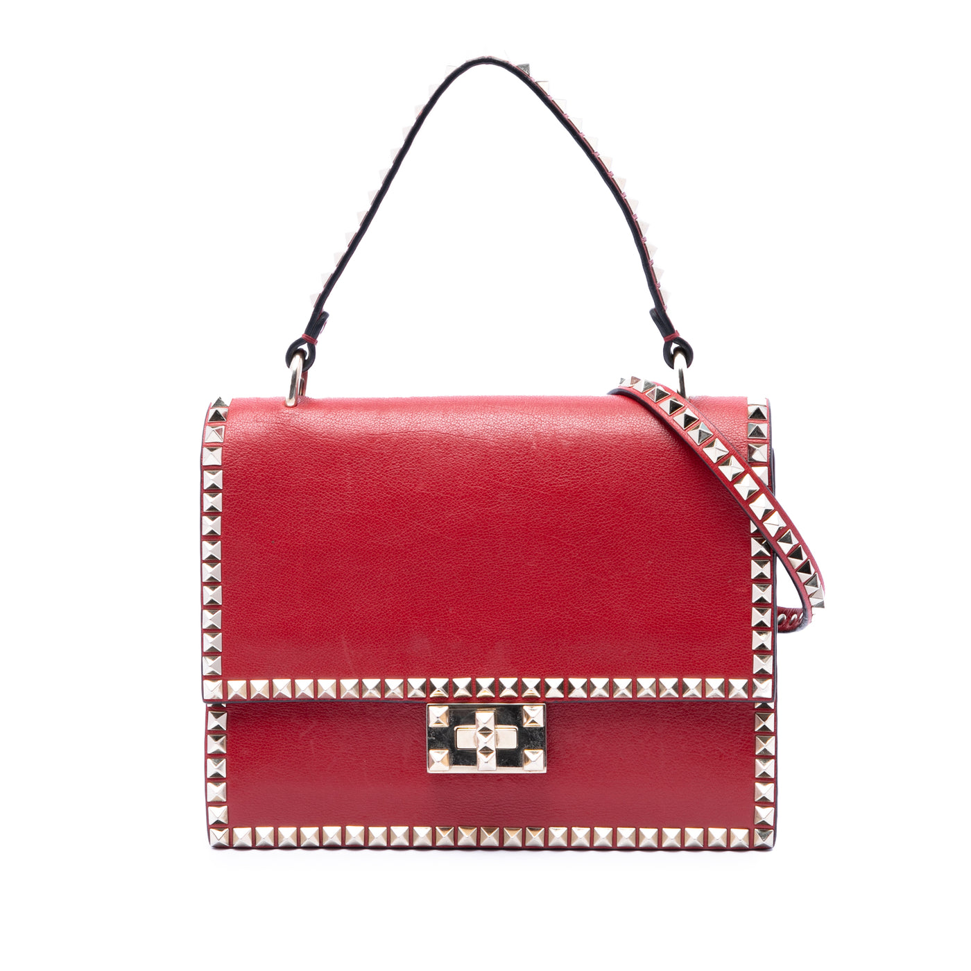 Leather Rockstud No Limit Satchel - Image 1