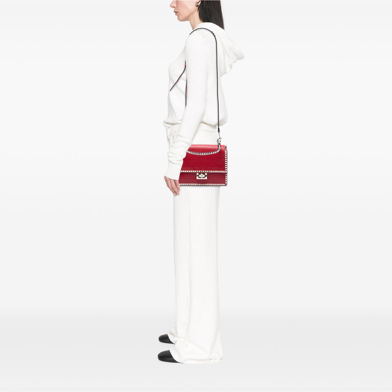 Leather Rockstud No Limit Satchel - Image 6