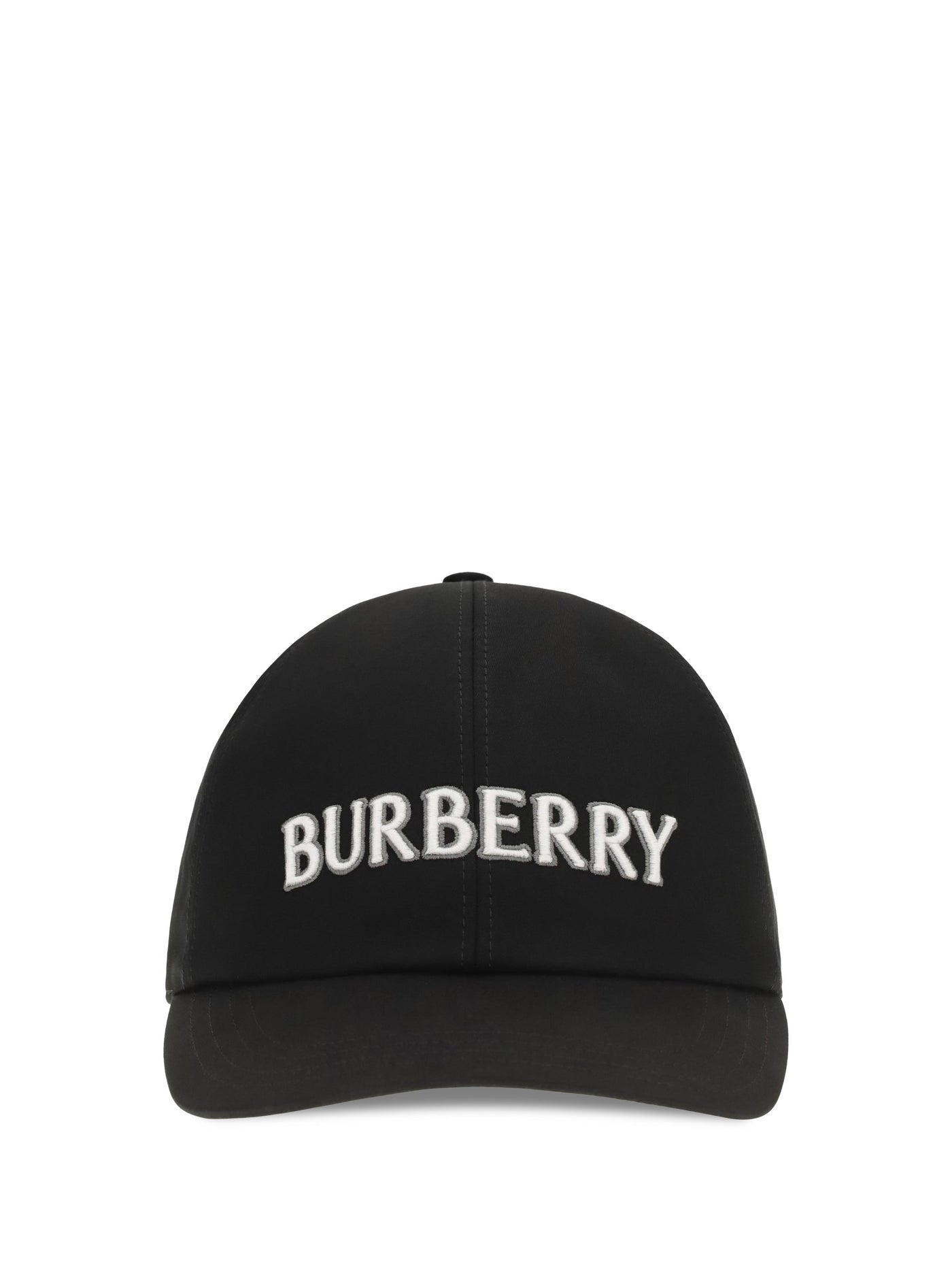 Burberry 8124432 Logo-Embroidered Cotton Baseball Cap — Black Caps