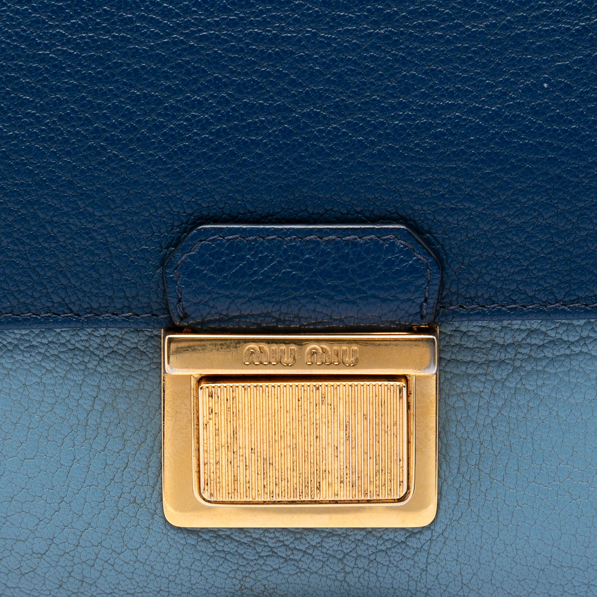Bicolor Goatskin Madras Wallet on Chain - Image 5