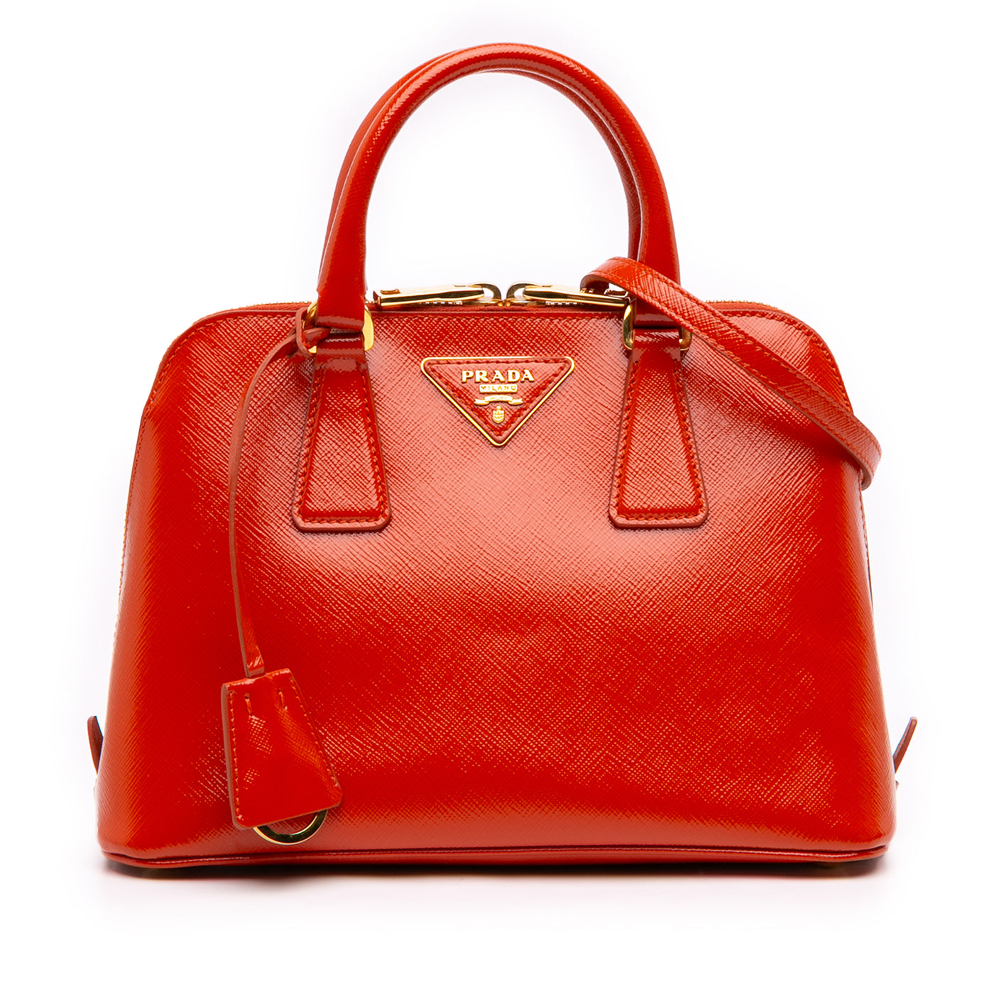 Small Saffiano Vernice Promenade Satchel - Image 1