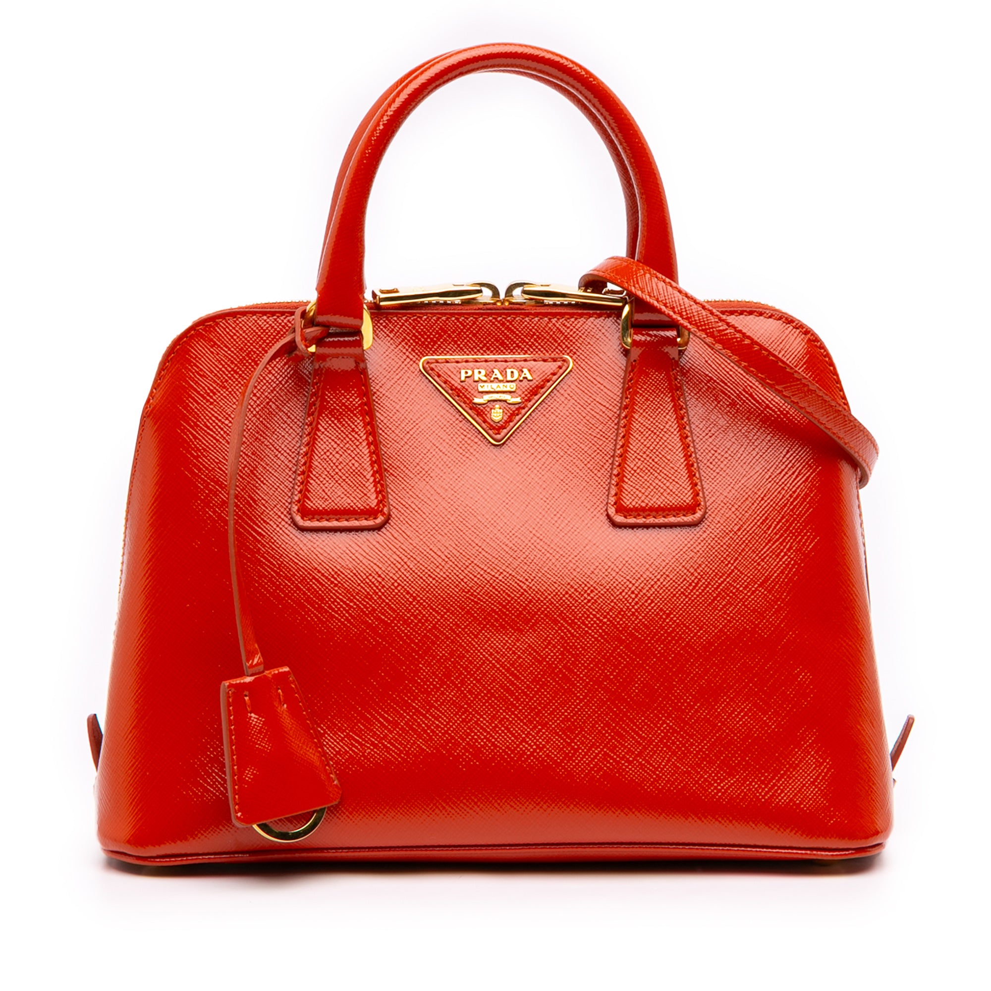 Small Saffiano Vernice Promenade Satchel - Image 1