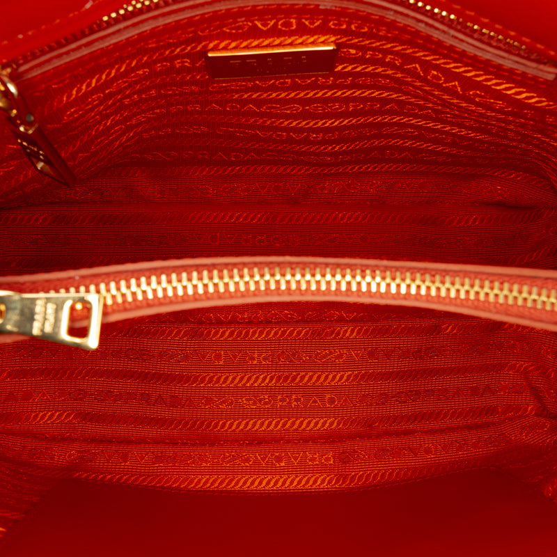 Small Saffiano Vernice Promenade Satchel - Image 4