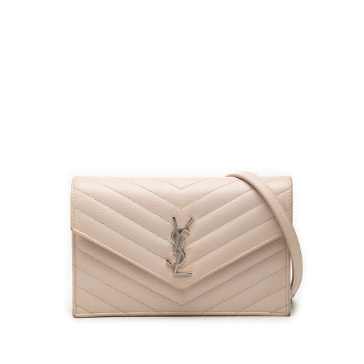 Grain De Poudre Chevron Cassandre Envelope Chain Wallet - Image 1