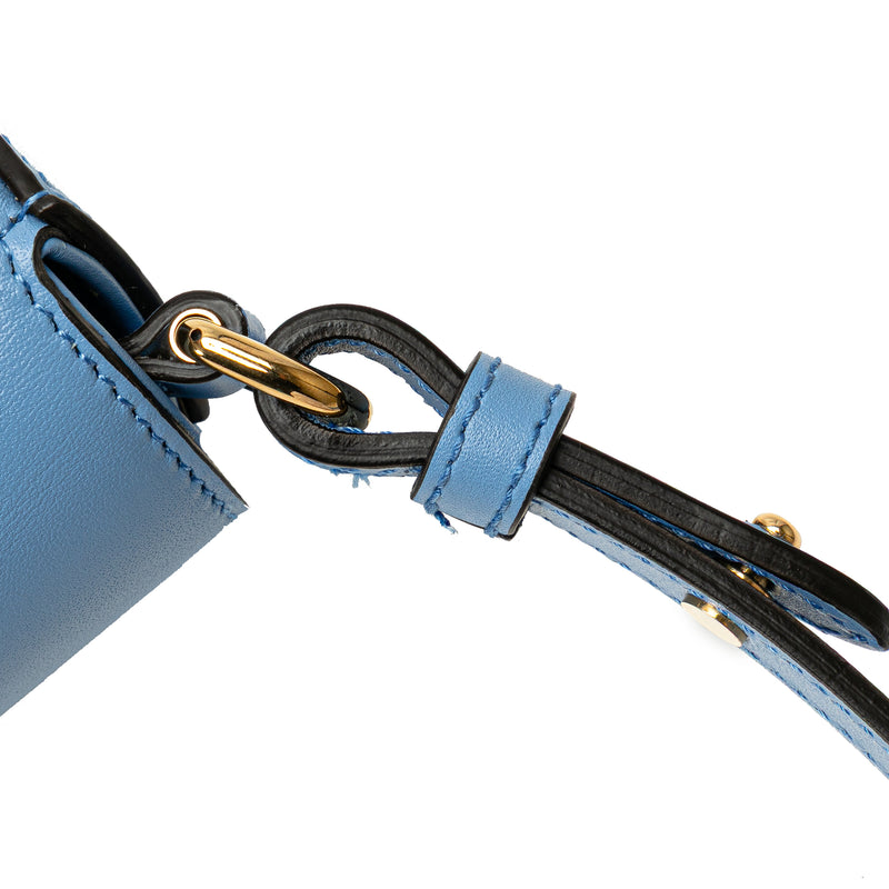 Mini Calfskin Bamboo Top Handle Bag - Image 10