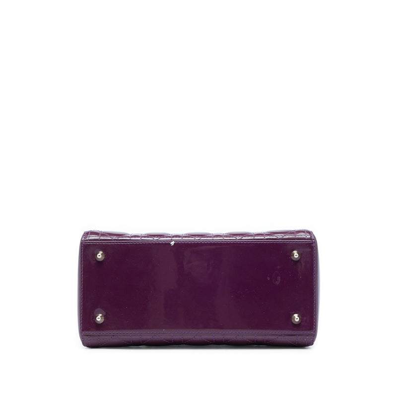 Medium Patent Cannage Lady Dior - Image 3