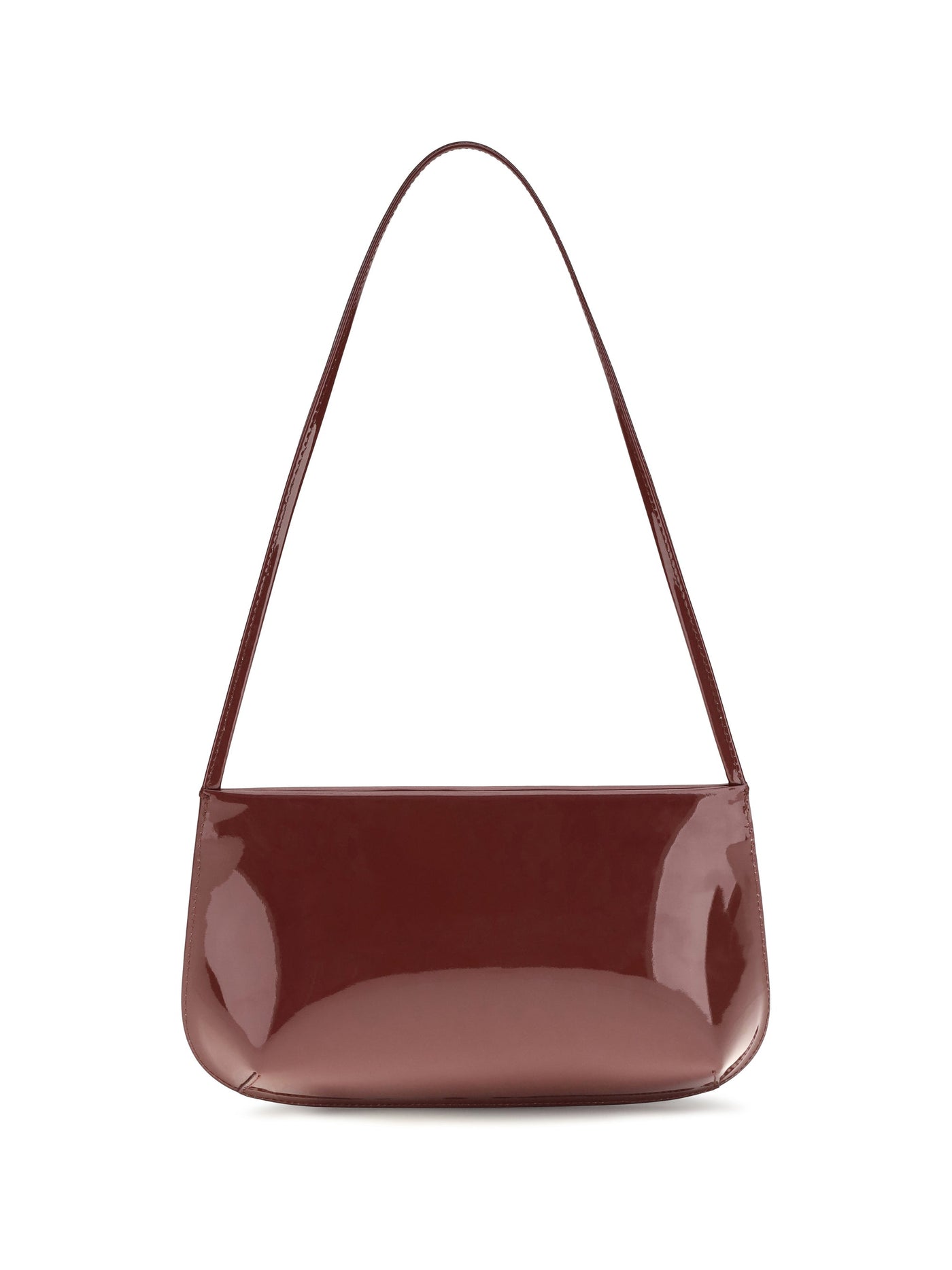 Fane Shoulder Bag — Burgundy Calf Leather Bos Taurus