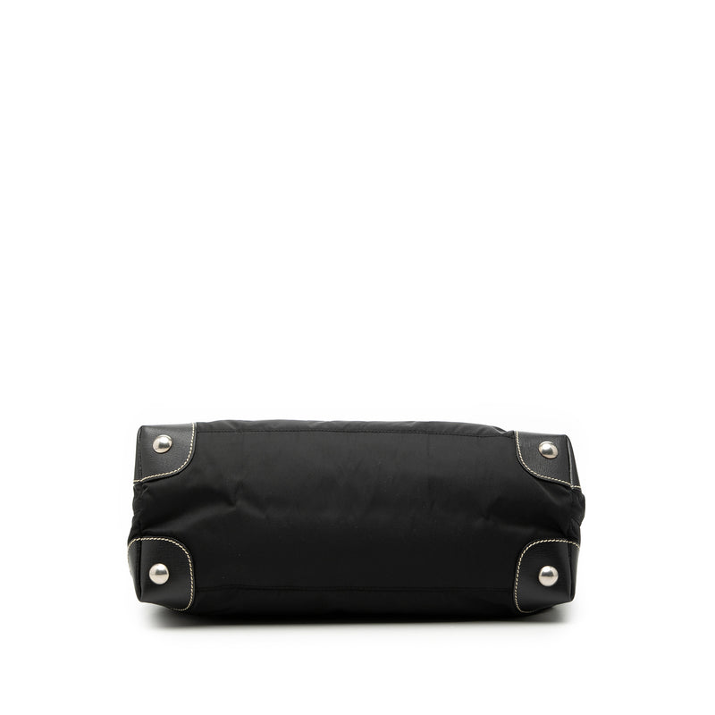 Saffiano Trimmed Tessuto Shopper Tote - Image 3