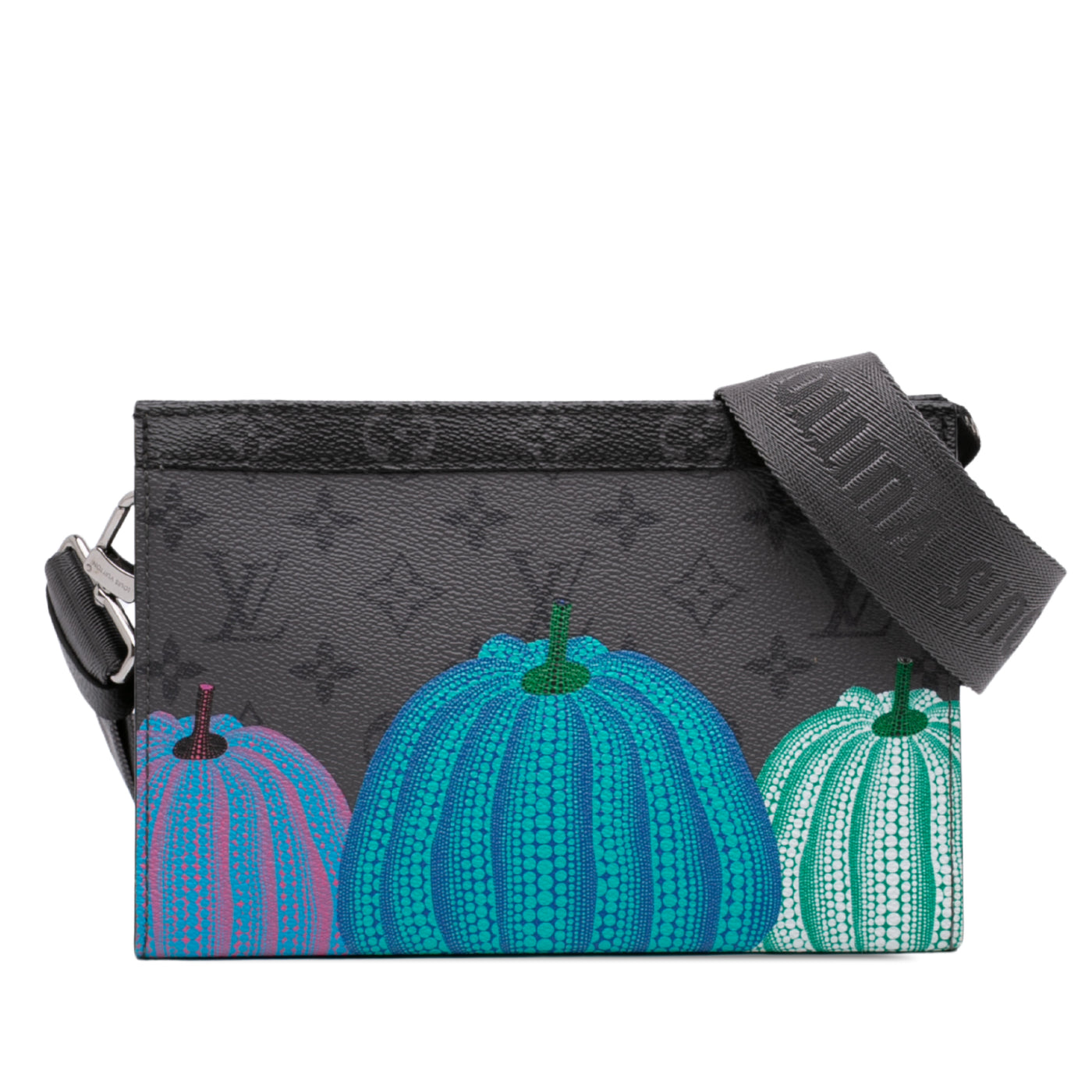 Yayoi Kusama Monogram Eclipse Reverse Pumpkin Wearable Wallet - Image 1