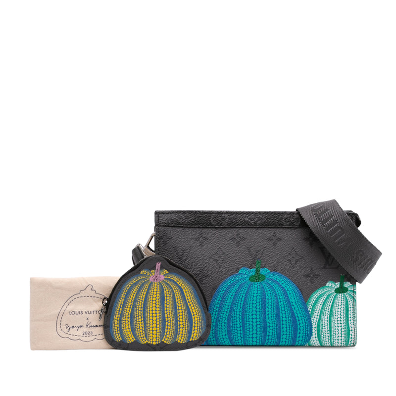 Yayoi Kusama Monogram Eclipse Reverse Pumpkin Wearable Wallet - Image 7