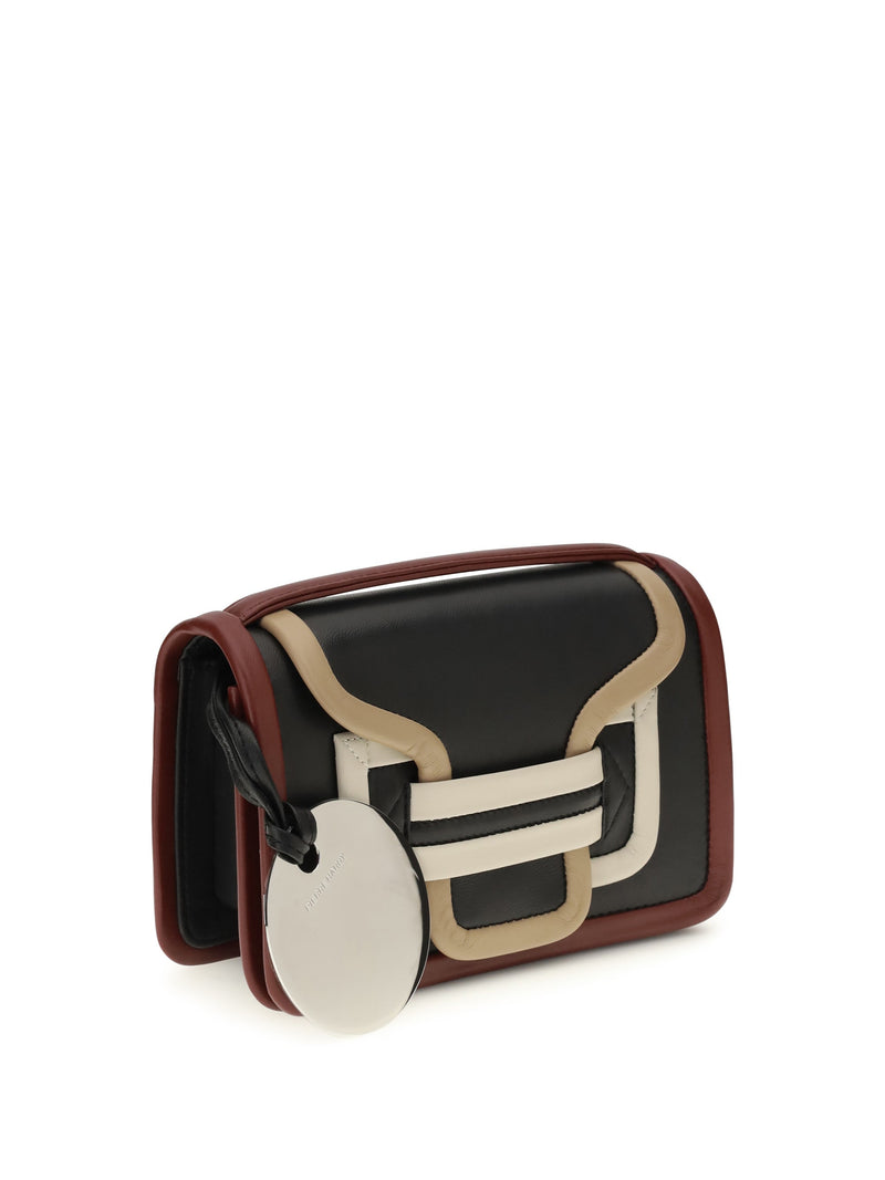 Pierre Hardy Alpha Shoulder Bag — Black Calf Leather Bos Taurus