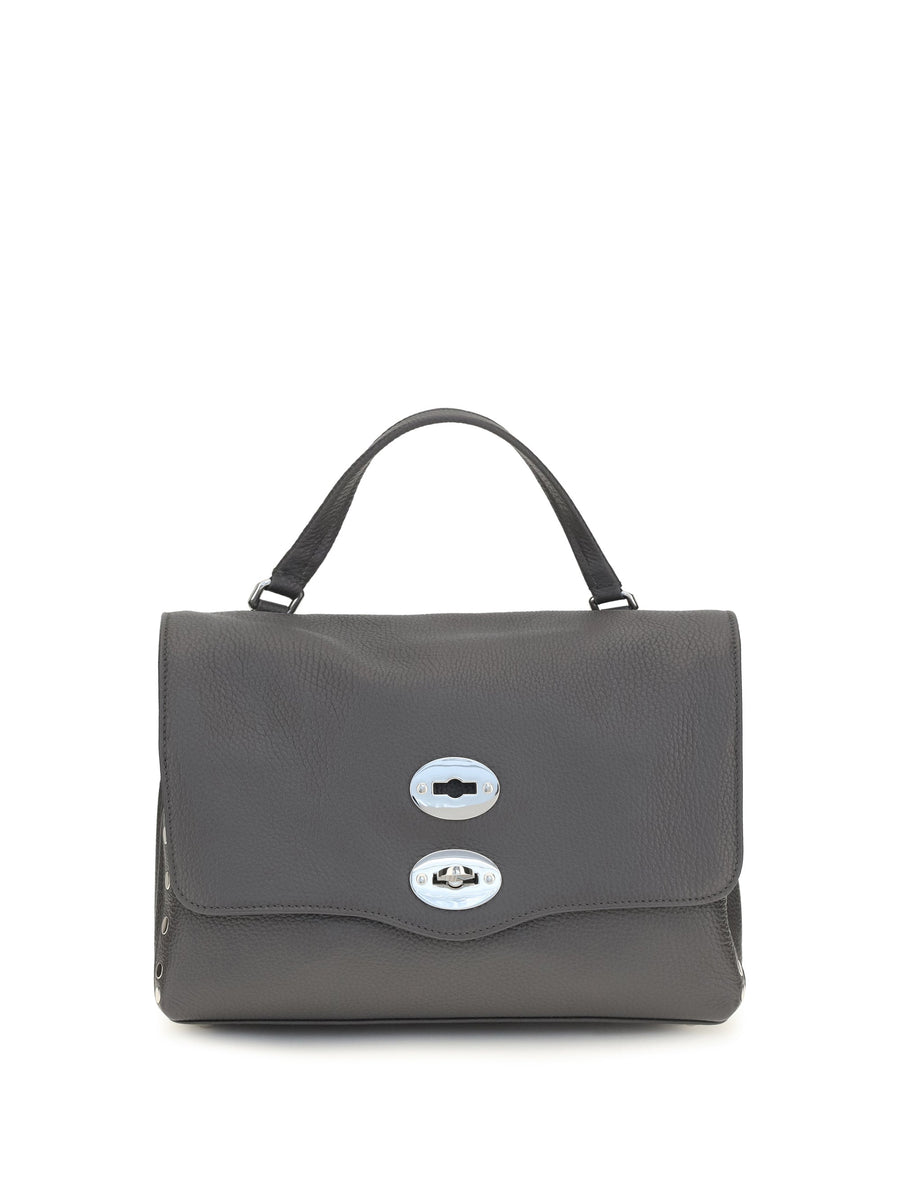 Zanellato Shoulder Bag — Gray Calf Leather Bos Taurus