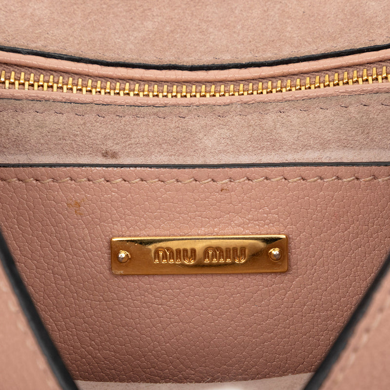 Goatskin Madras Soft Calf Crystal Embellished Crossbody - Image 5