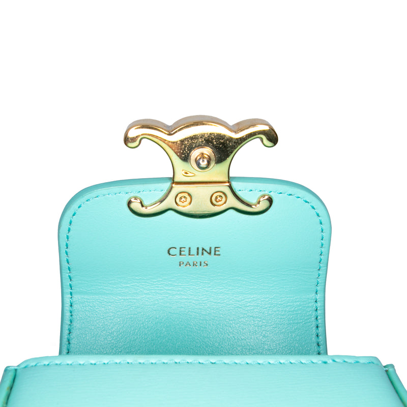 Leather Triomphe AirPods Case with Strap - Image 5