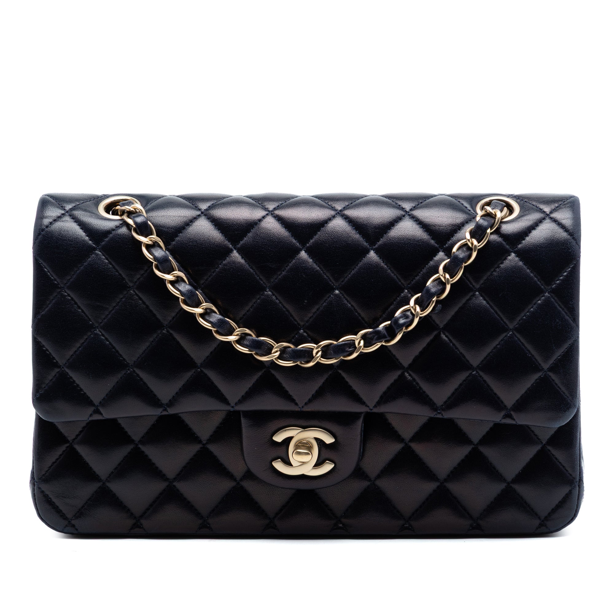 Medium Classic Lambskin Double Flap - Image 1
