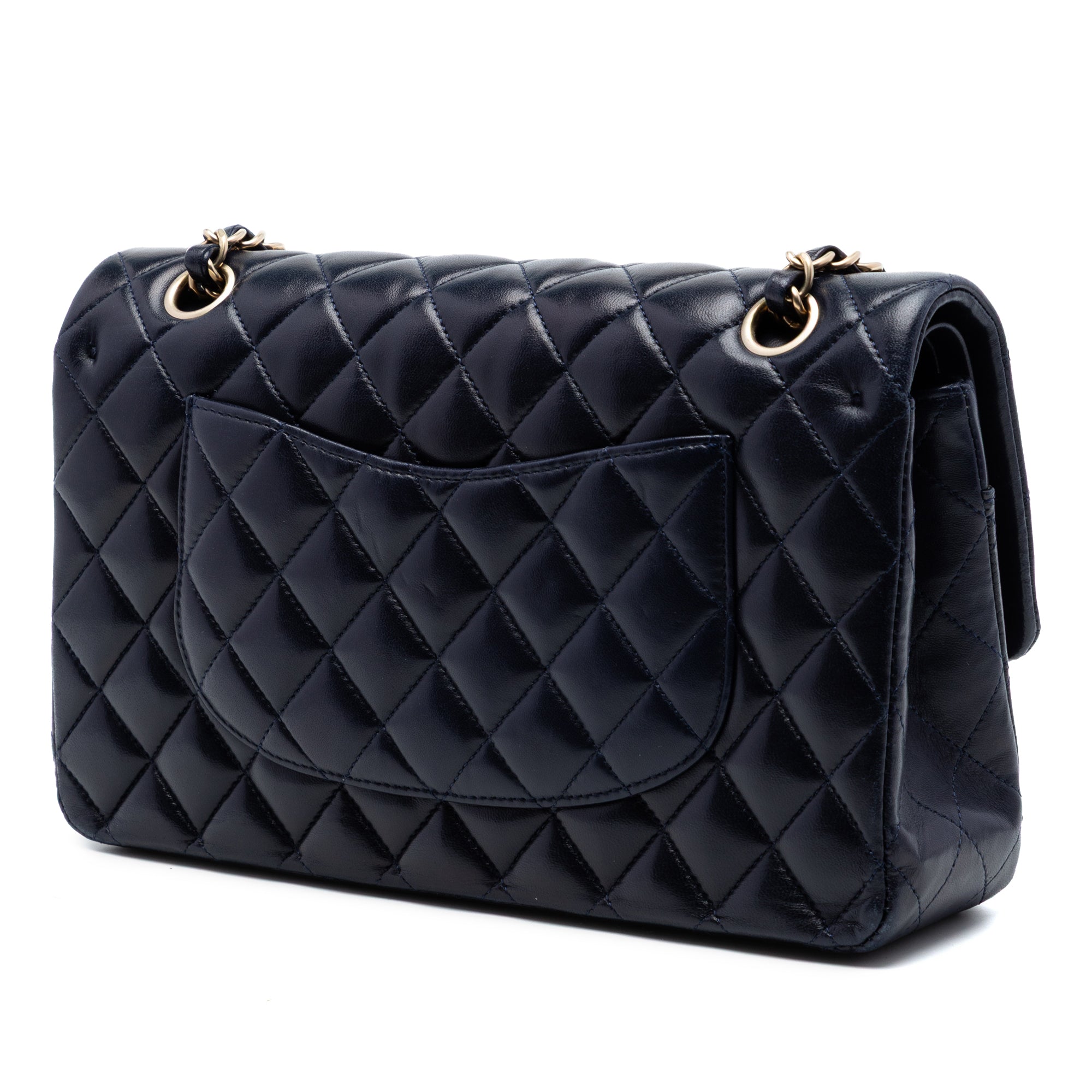 Medium Classic Lambskin Double Flap - Image 2
