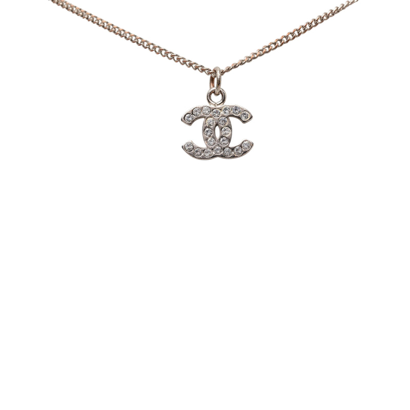 CC Brass and Strass Pendant Necklace - Image 2