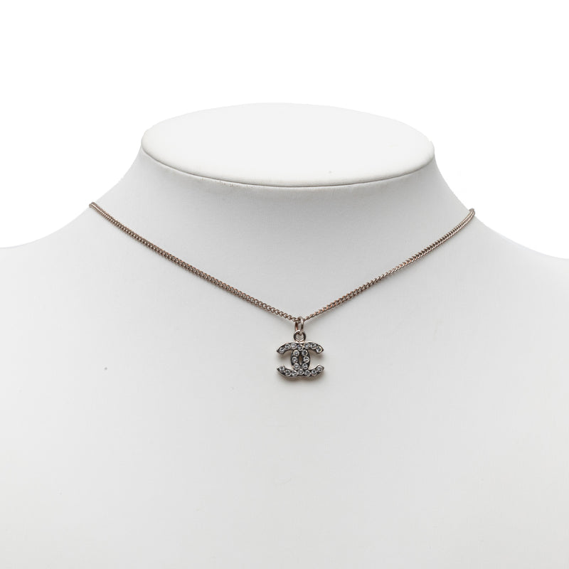 CC Brass and Strass Pendant Necklace - Image 6