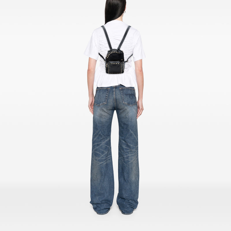 Mini Leather Rockstud Backpack - Image 6