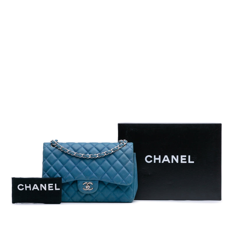 Jumbo Classic Caviar Double Flap - Image 15