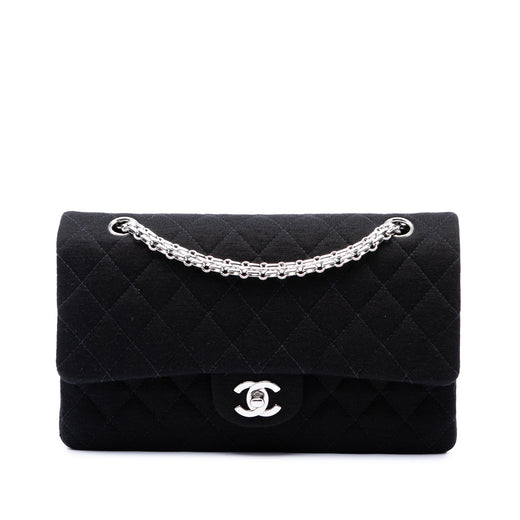 Medium Classic Jersey Bijoux Chain Double Flap - Image 1