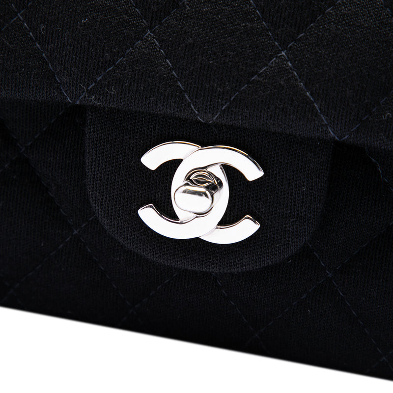 Medium Classic Jersey Bijoux Chain Double Flap - Image 5