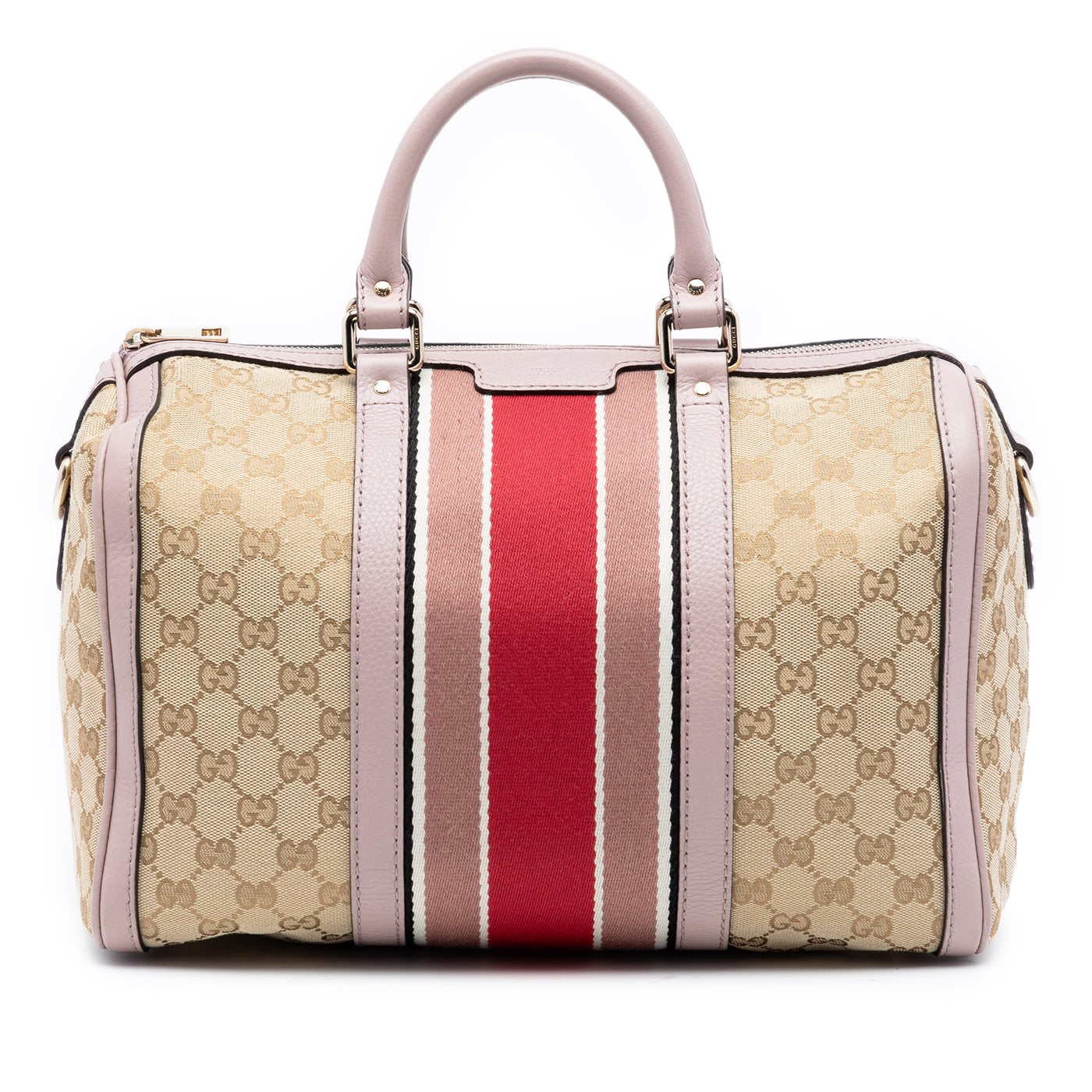 Medium GG Canvas Web Joy Boston Bag - Image 1