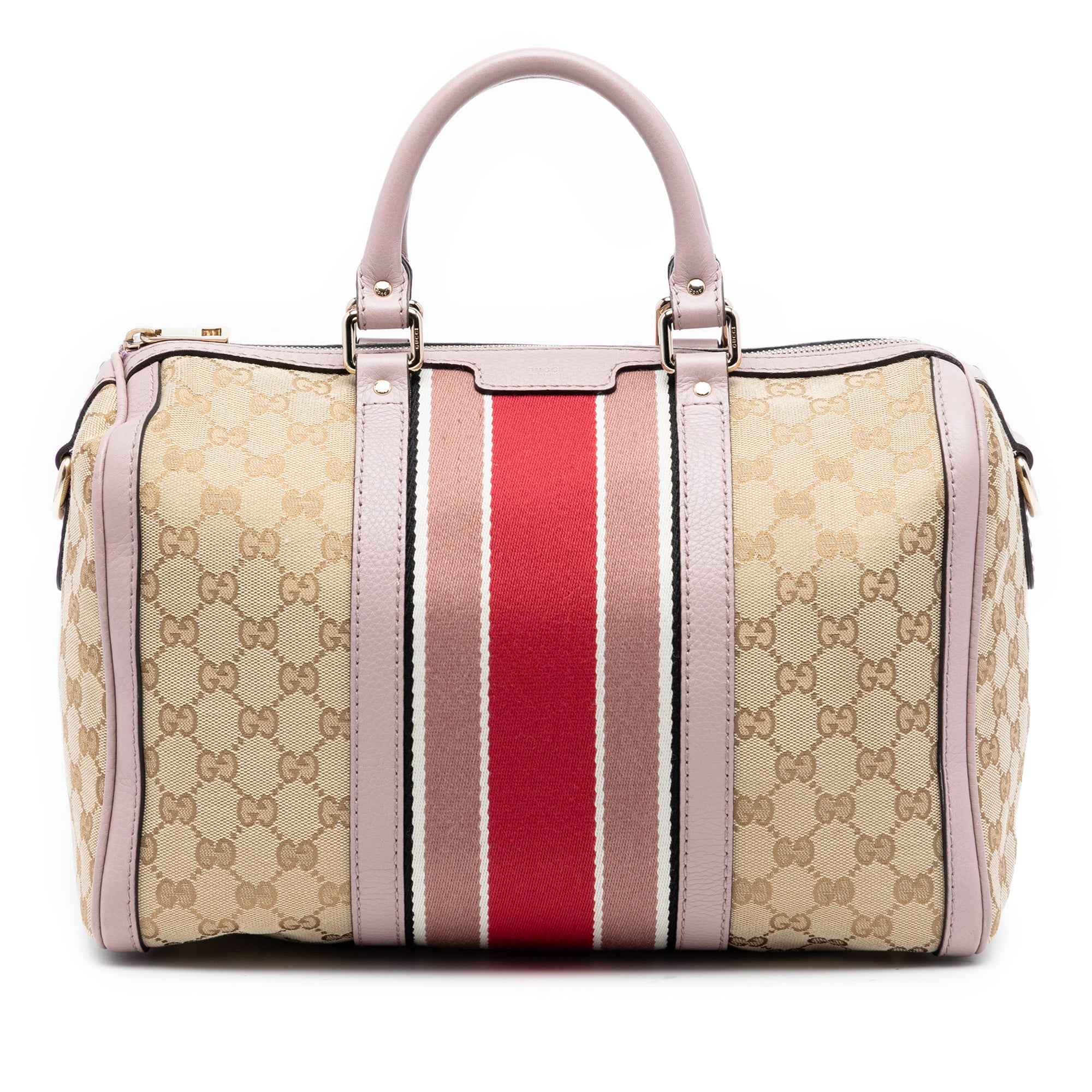 Medium GG Canvas Web Joy Boston Bag - Image 1