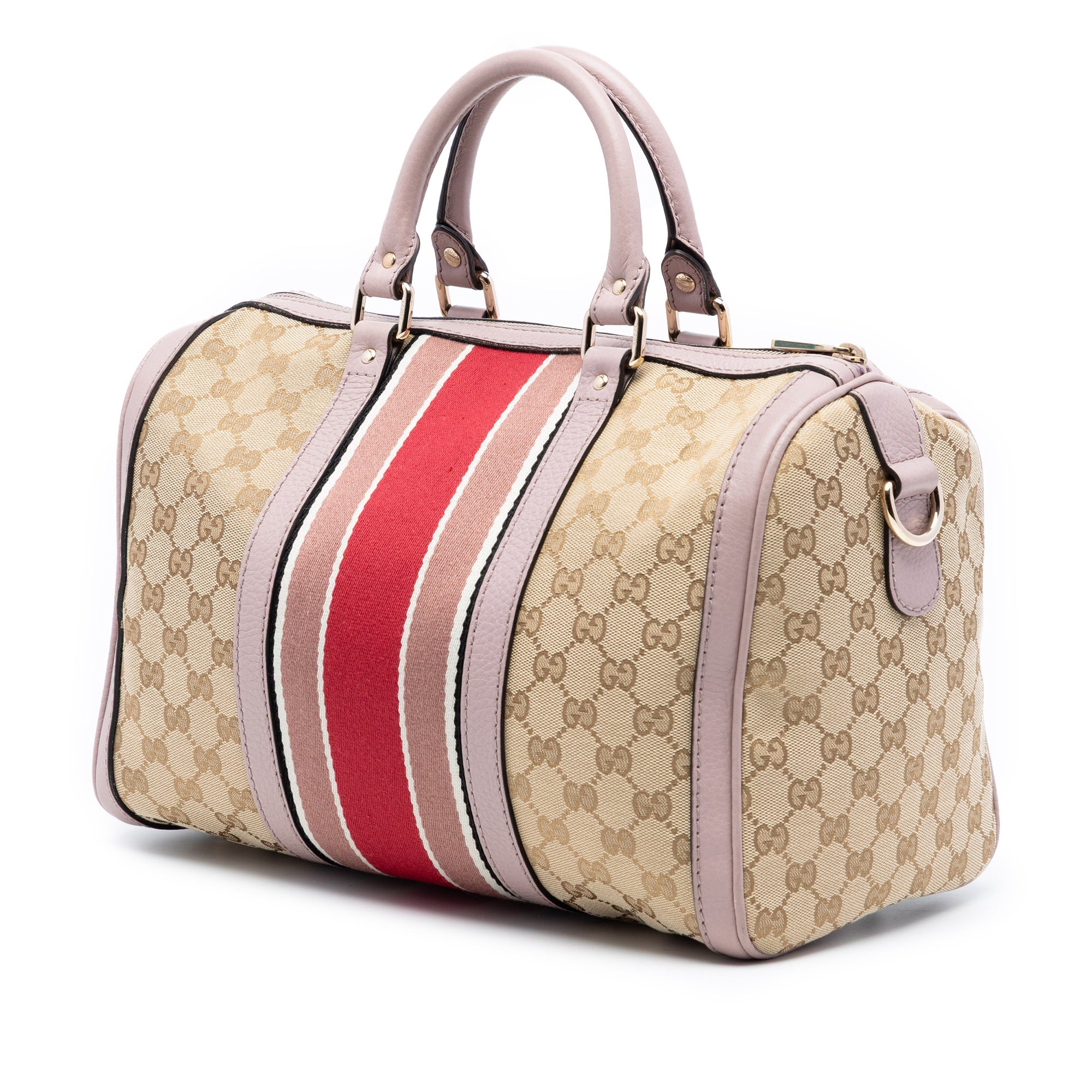 Medium GG Canvas Web Joy Boston Bag - Image 2