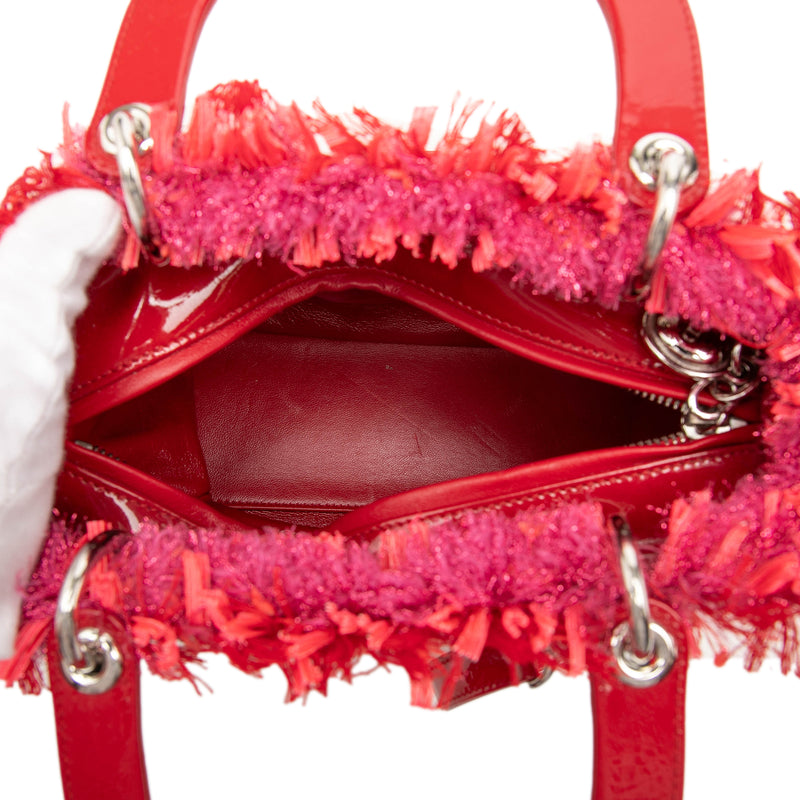 Medium Tweed Fringe Rhinestone Lady Dior - Image 4