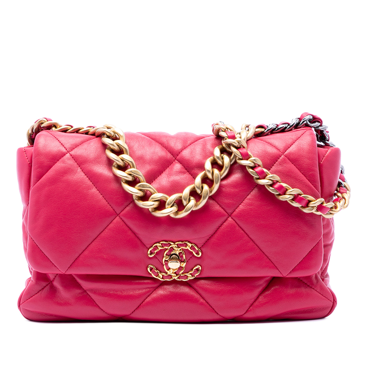 Large Lambskin 19 Flap - Image 1