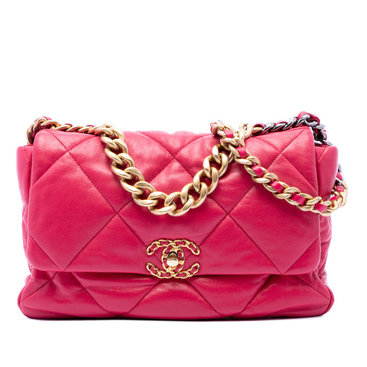 Large Lambskin 19 Flap - Image 1