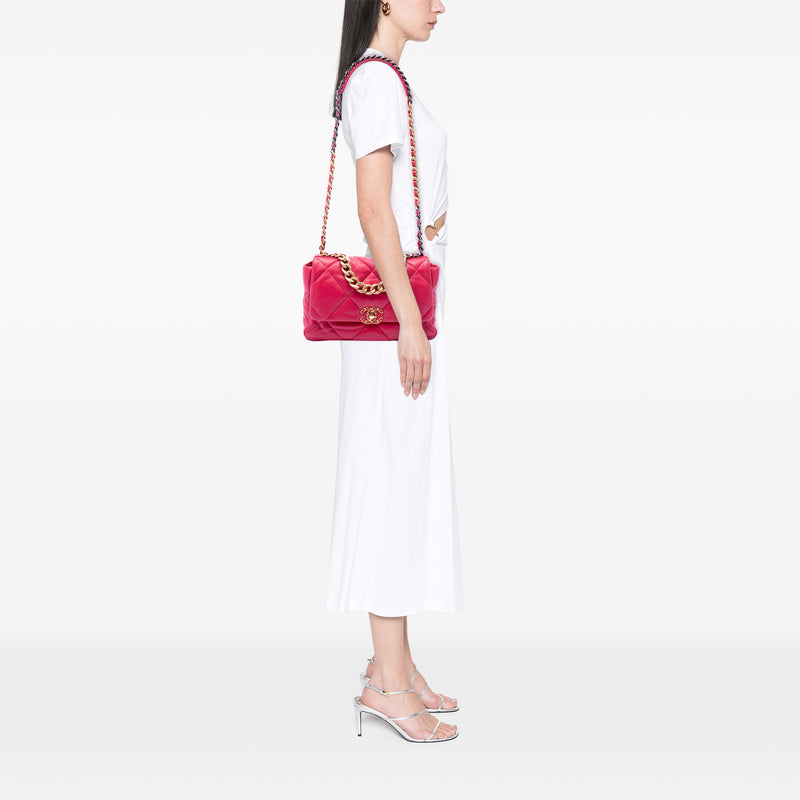 Large Lambskin 19 Flap - Image 6