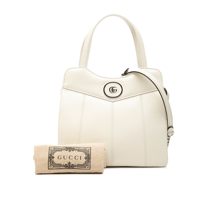 Small Leather Petite GG Tote - Image 8