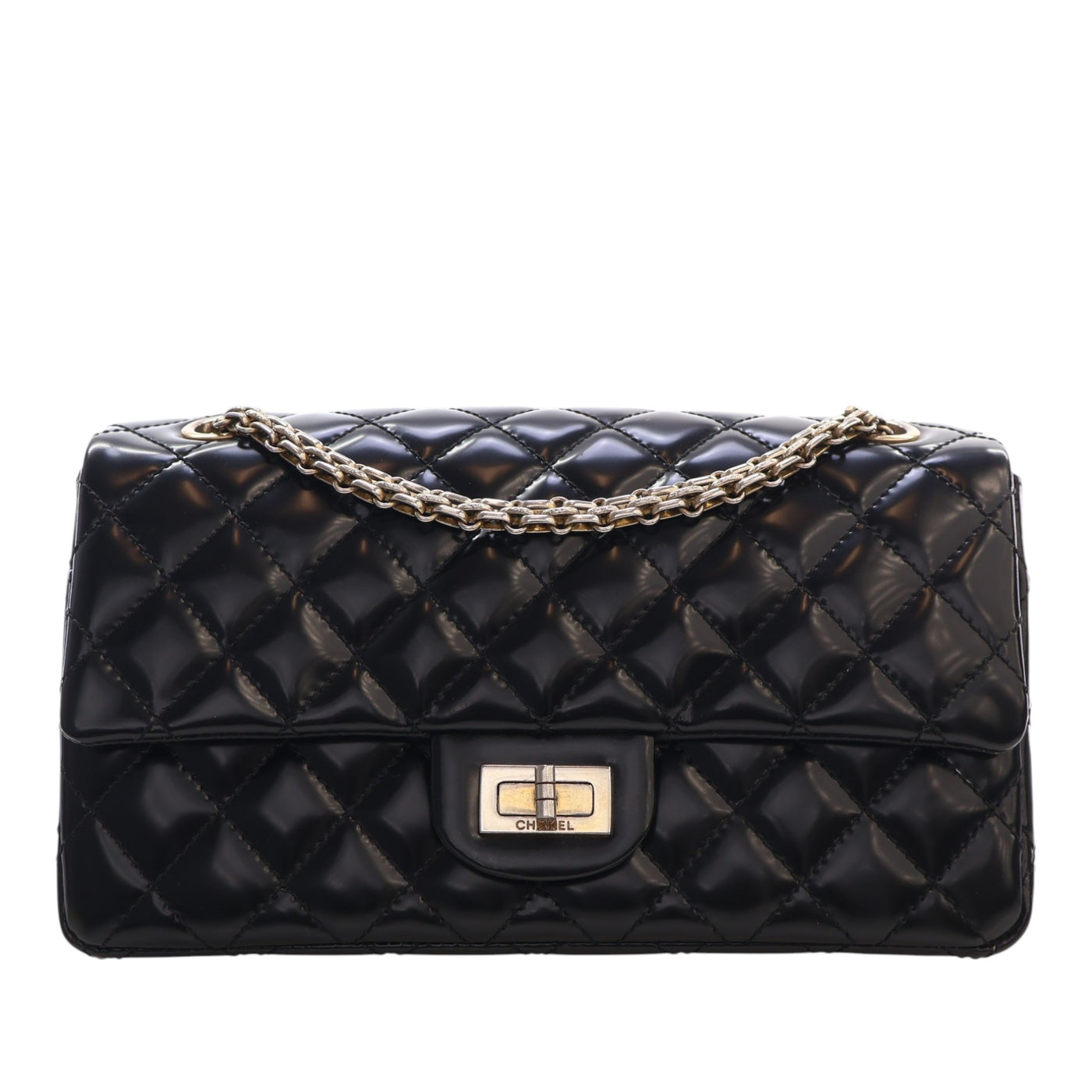 Quilted Glazed Calfskin Reissue 2.55 Accordion Flap 225 - Image 1