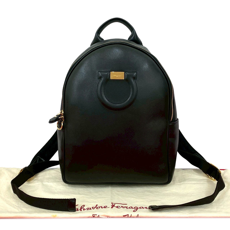Leather Gancini City Zip Backpack - Image 10