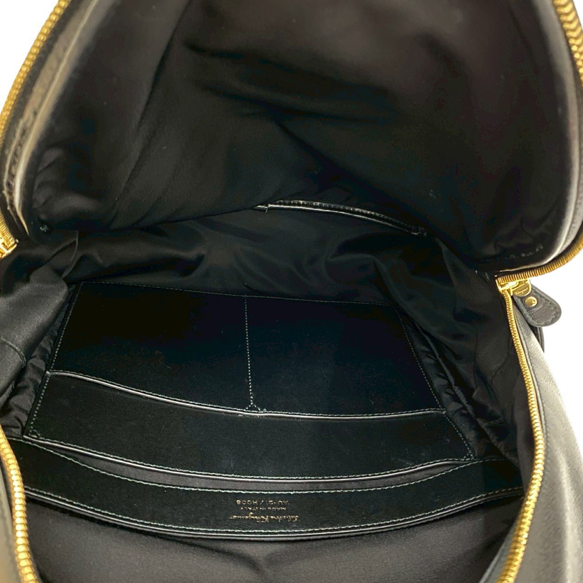 Leather Gancini City Zip Backpack - Image 3