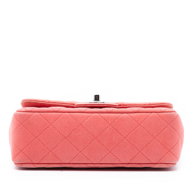 Mini Rectangular Classic Caviar Single Flap - Image 3