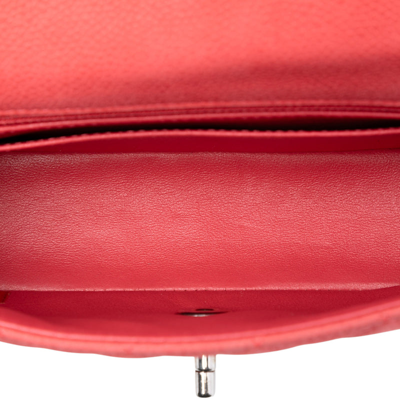Mini Rectangular Classic Caviar Single Flap - Image 4