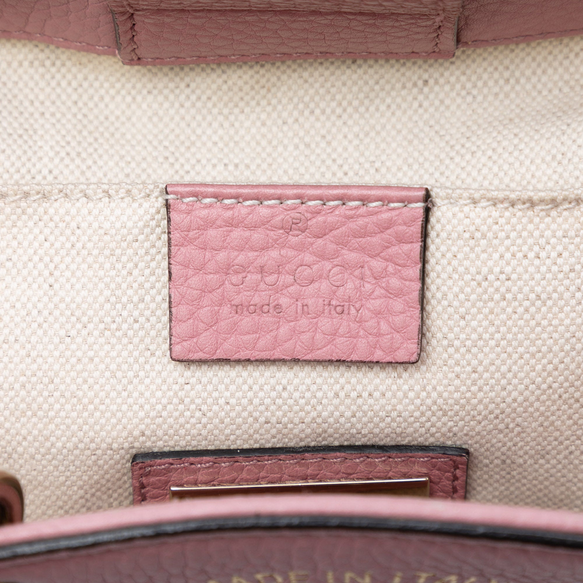 Mini Bicolor Calfskin Bamboo Shopper Satchel - Image 5