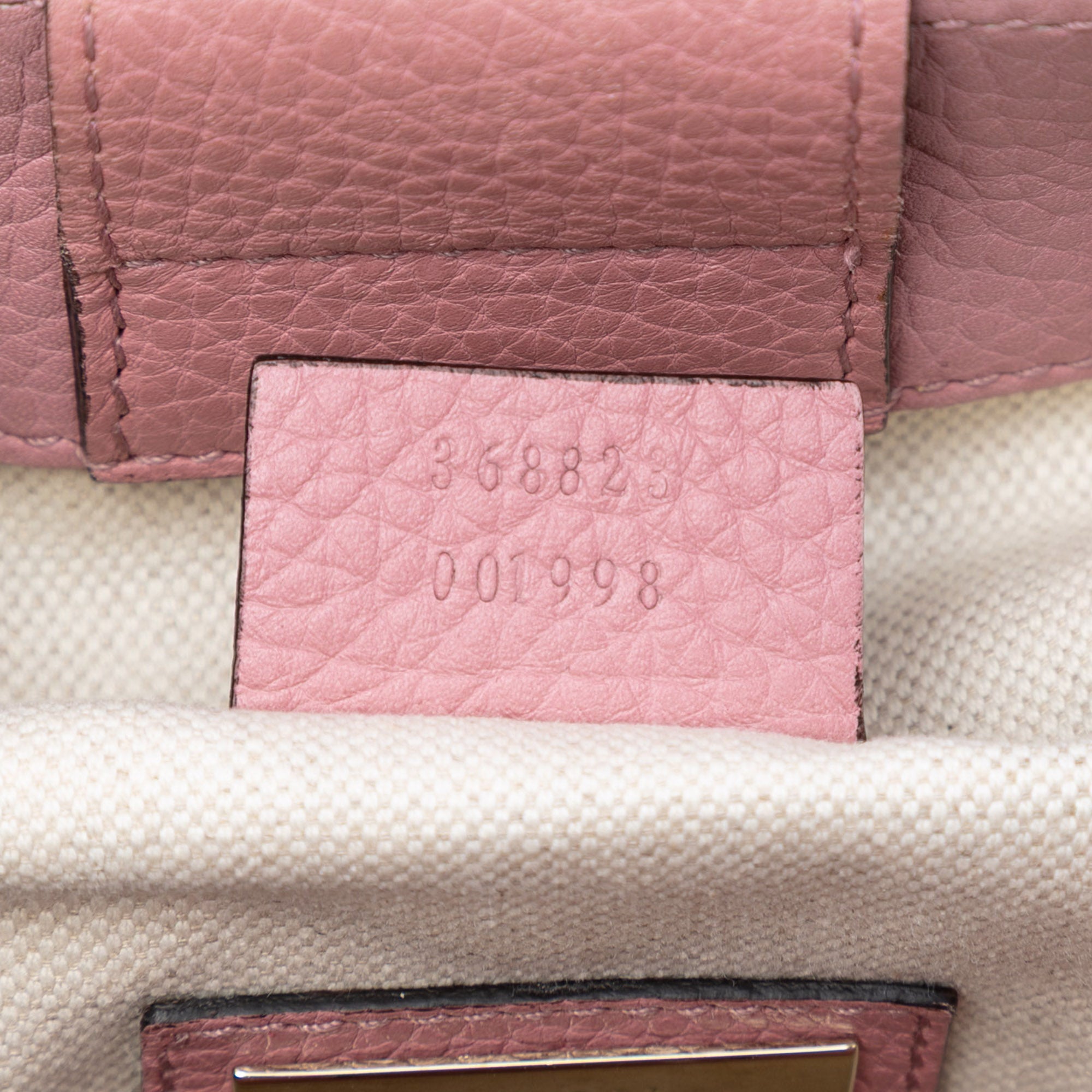 Mini Bicolor Calfskin Bamboo Shopper Satchel - Image 6