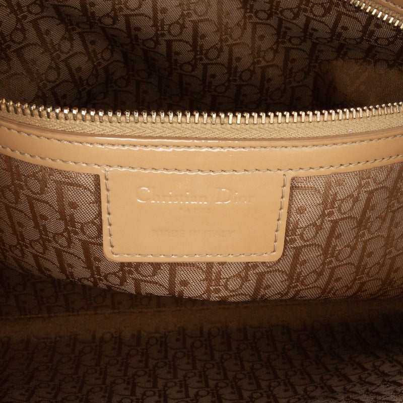 Large Patent Cannage Lady Dior - Image 5