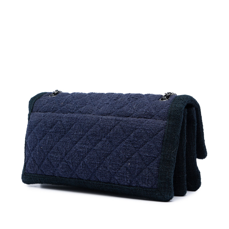 CC Quilted Tweed Accordion Flap - Image 2