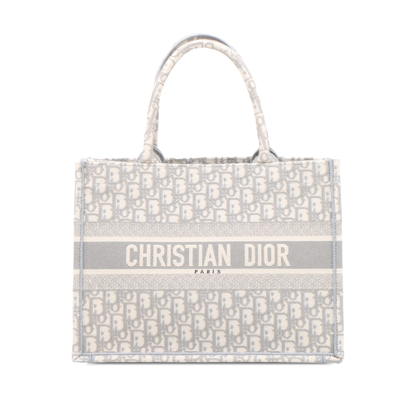 Medium Oblique Canvas Book Tote - Image 1