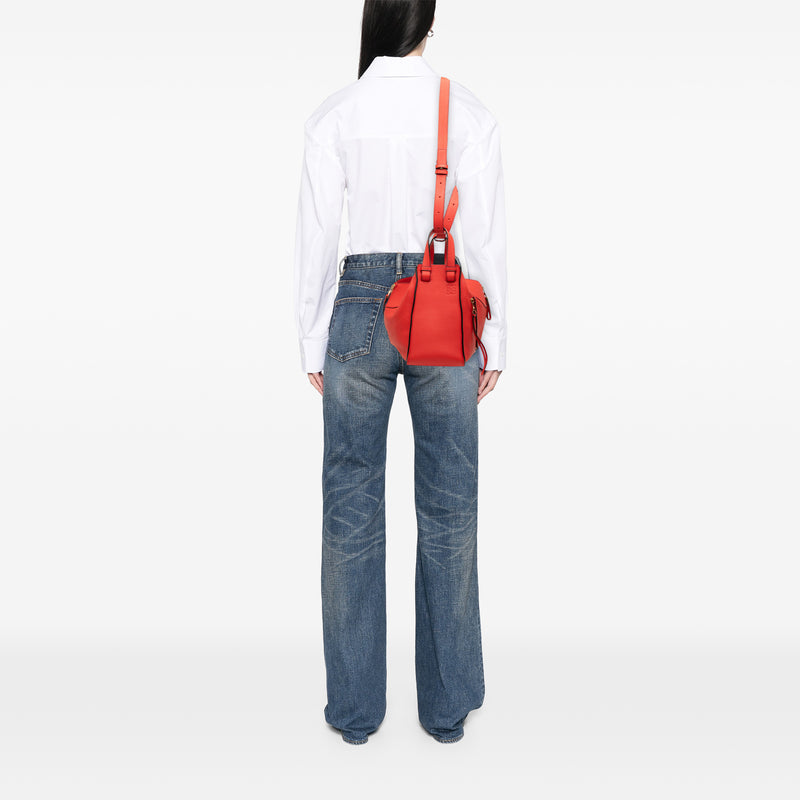 Small Calfskin Hammock Satchel - Image 7