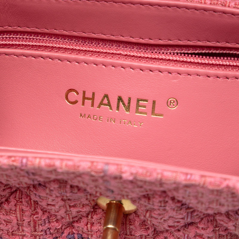 Nano Quilted Tweed Kelly Shopper Bag - Image 5